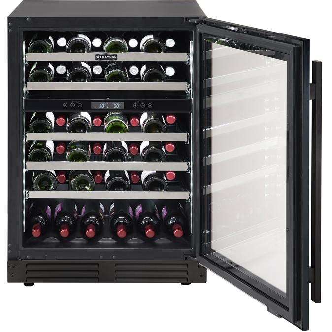 Marathon Built-in Convertible Wine Cooler with LED Display MWC56-DBLS IMAGE 3