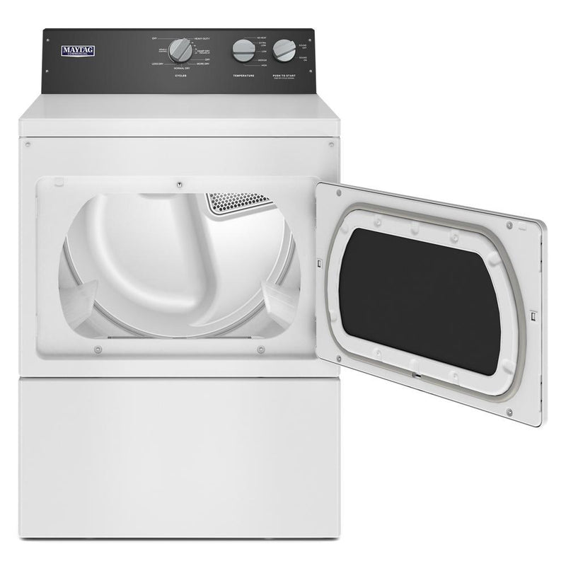 Maytag Commercial Laundry 7.4 cu. ft. Electric Dryer with Intellidry® Sensor MEDP586KW IMAGE 4