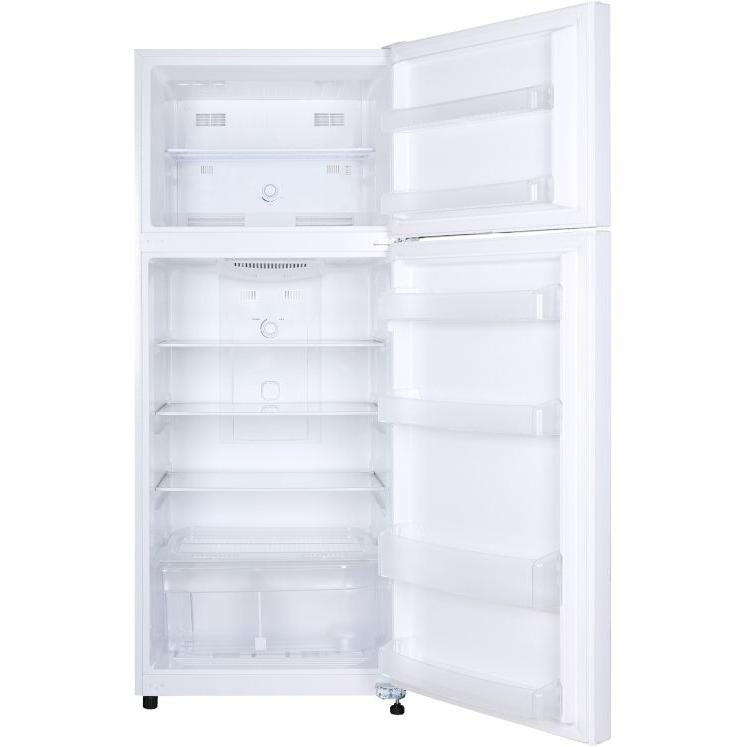 Epic 28-inch, 14.8 cu. ft. Freestanding Top Freezer Refrigerator EFF148W-1 IMAGE 3