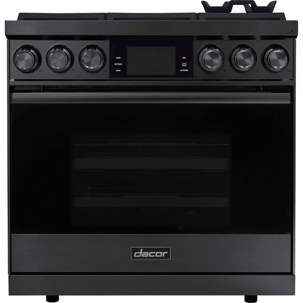 Dacor 36-inch Freestanding Dual Fuel Range with LCD touchscreen DOP36C86DLM/DA IMAGE 1