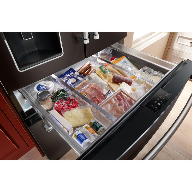KitchenAid 36-inch French 4-Door Refrigerator with External Water and Ice Dispensing system KRMF536RBS IMAGE 12