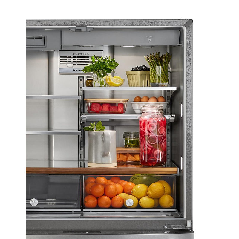 KitchenAid 36-inch French 4-Door Refrigerator with External Water and Ice Dispensing system KRMF536RPS IMAGE 6