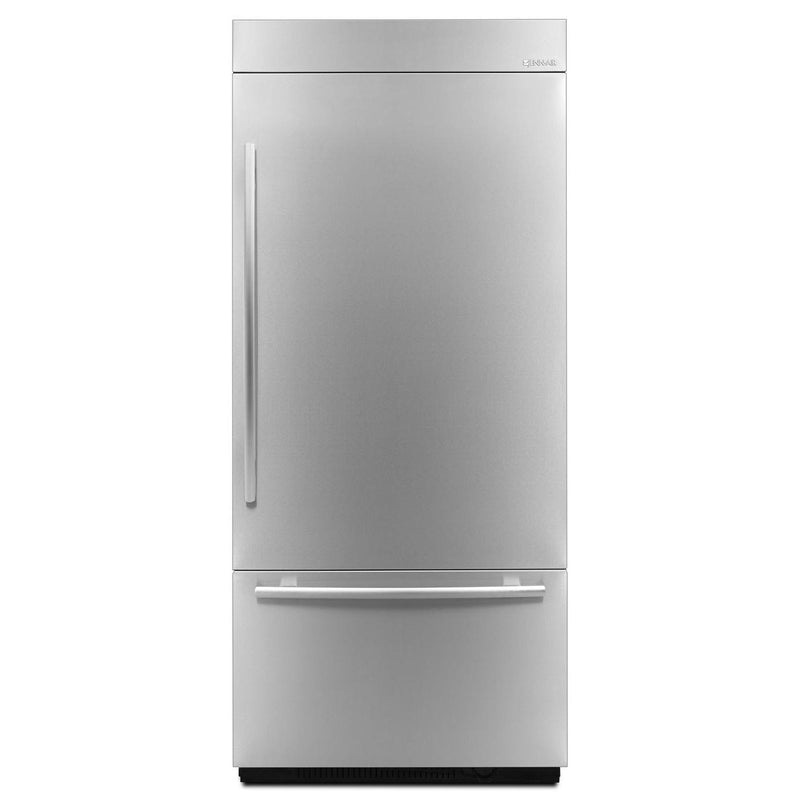 JennAir 36-inch, 20.9 cu.ft. Built-in Bottom Freezer Refrigerator with Obsidian Interior JB36NXFXRE IMAGE 2