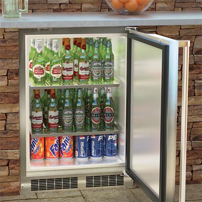 Marvel Outdoor Outdoor Refrigeration Refrigerator MO24RAS1RS IMAGE 1