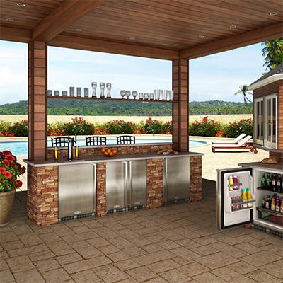 Marvel Outdoor Outdoor Refrigeration Drawers MO24RDS3NS IMAGE 2