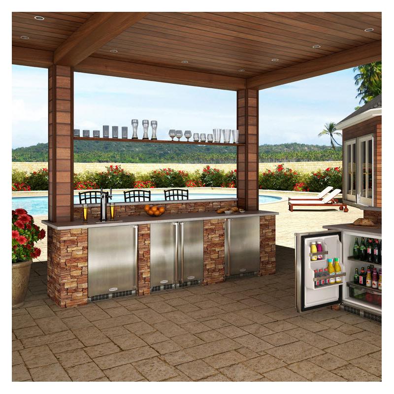 Marvel Outdoor Outdoor Refrigeration Drawers MO24RDS3NS IMAGE 3