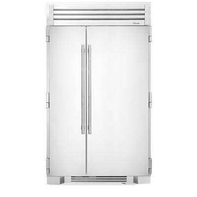 True Residential 48-inch, 29.4 cu. ft. Side-by-Side Refrigerator TR-48SBS-SS-B IMAGE 1