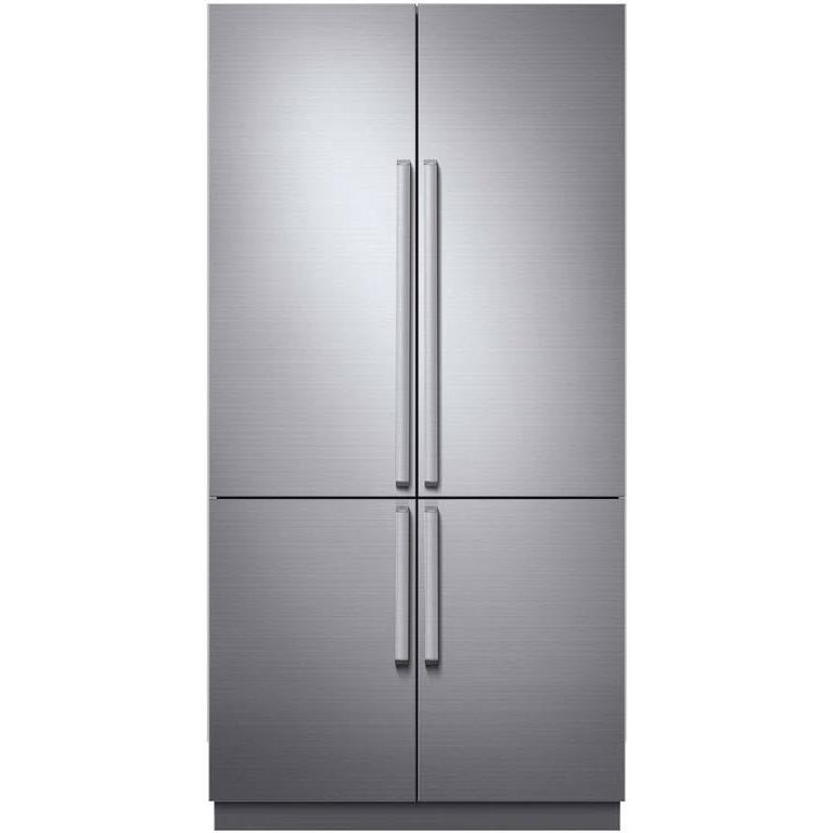 Dacor 42-inch, 23.5 cu.ft. Built-in French 4-Door Refrigerator with 3DLighting™ DRF425300AP/DA IMAGE 1