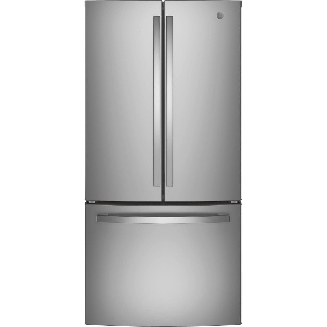 GE 33-inch, 18.6 cu. ft. Counter-Depth French-Door Refrigerator GWE19JYLFS