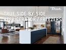 True Residential 48-inch, 29.4 cu. ft. Side-by-Side Refrigerator TR-48SBS-SS-B EXTERNAL_VIDEO 1