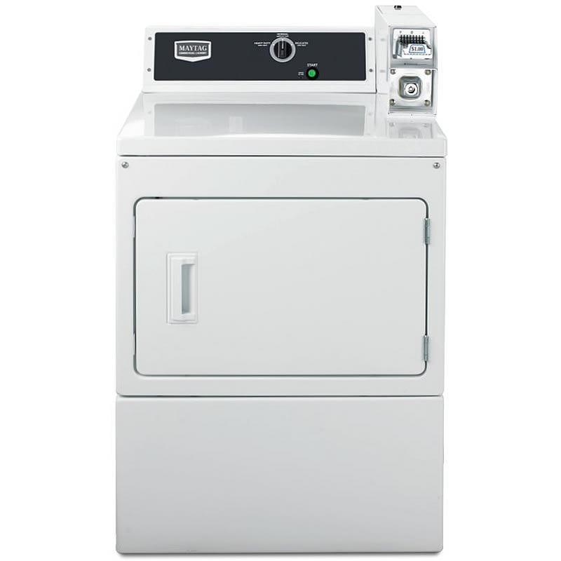 Maytag Commercial Laundry 7.4 cu. ft. Gas Front Loading Commercial Dryer MDG18CSAWW IMAGE 1