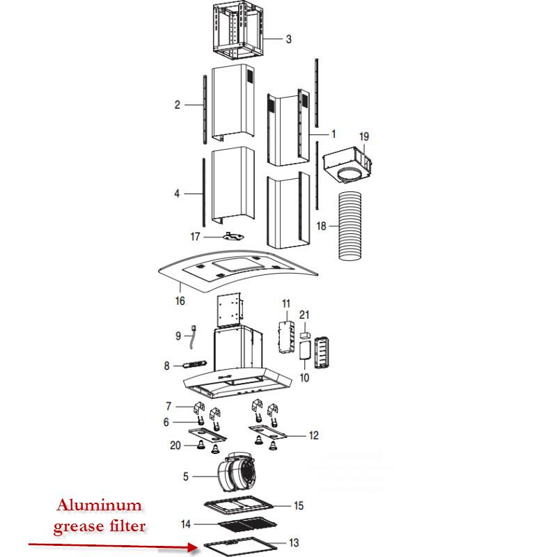 Broan Ventilation Accessories Filters S99010366 IMAGE 2