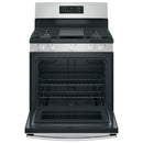 GE 30-inch Freestanding Gas Range with Steam Clean JCGBS66SEKSS IMAGE 2