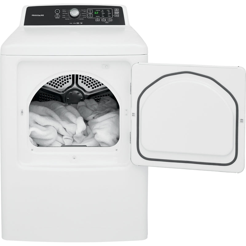  Frigidaire 6.7 cu. ft. Electric Dryer with Anti-Wrinkle CFRE4120SW IMAGE 2