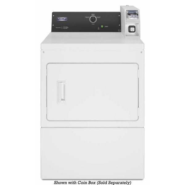 Maytag Commercial Laundry 7.4 cu.ft. Electric Front Loading Commercial Dryer MDE20CSAYW IMAGE 1