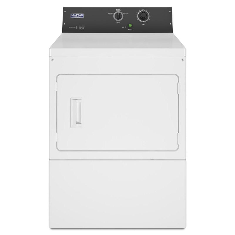 Maytag Commercial Laundry 7.4 cu.ft. Electric Front Loading Commercial Dryer MDE20MNAYW IMAGE 1
