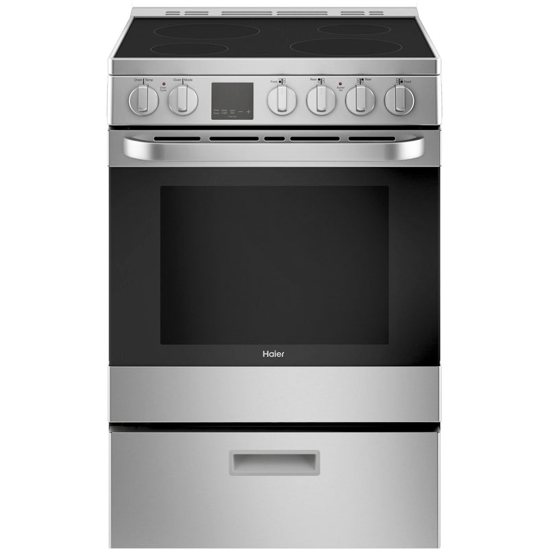 Haier 24-inch Freestanding Electric Range with Convection QCAS740RMSS IMAGE 5