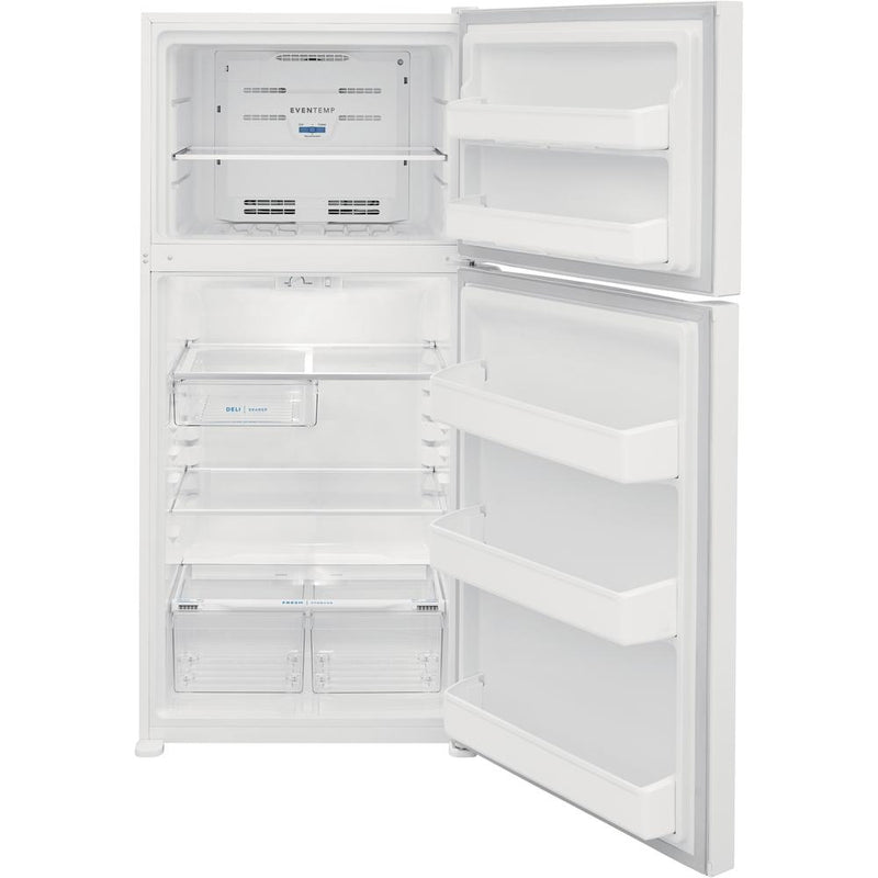  Frigidaire 30-inch, 18.3 cu.ft. Freestanding Top Freezer Refrigerator FFTR1835VW IMAGE 9