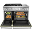  KitchenAid 48-inch Freestanding Dual Fuel Range with Even-Heat™ True Convection KFDC558JAV IMAGE 3