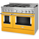  KitchenAid 48-inch Freestanding Dual Fuel Range with Even-Heat™ True Convection KFDC558JYP IMAGE 4