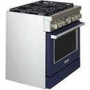  KitchenAid 36-inch Freestanding Gas Range with Even-Heat™ True Convection KFGC506JIB IMAGE 3