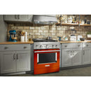  KitchenAid 30-inch Freestanding Gas Range with Even-Heat™ True Convection KFGC500JSC IMAGE 2