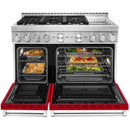  KitchenAid 48-inch Freestanding Gas Range with Even-Heat™ True Convection KFGC558JPA IMAGE 4