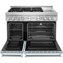  KitchenAid 48-inch Freestanding Gas Range with Even-Heat™ True Convection KFGC558JMB IMAGE 2
