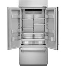  KitchenAid 36-inch, 20.8 cu.ft. Built-in French 3-Door Refrigerator with Internal Ice Maker KBFN506ESS IMAGE 2