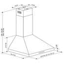  Broan 36-inch Designer Collection BWP1 Series Wall Mount Range Hood BWP1364SS IMAGE 9