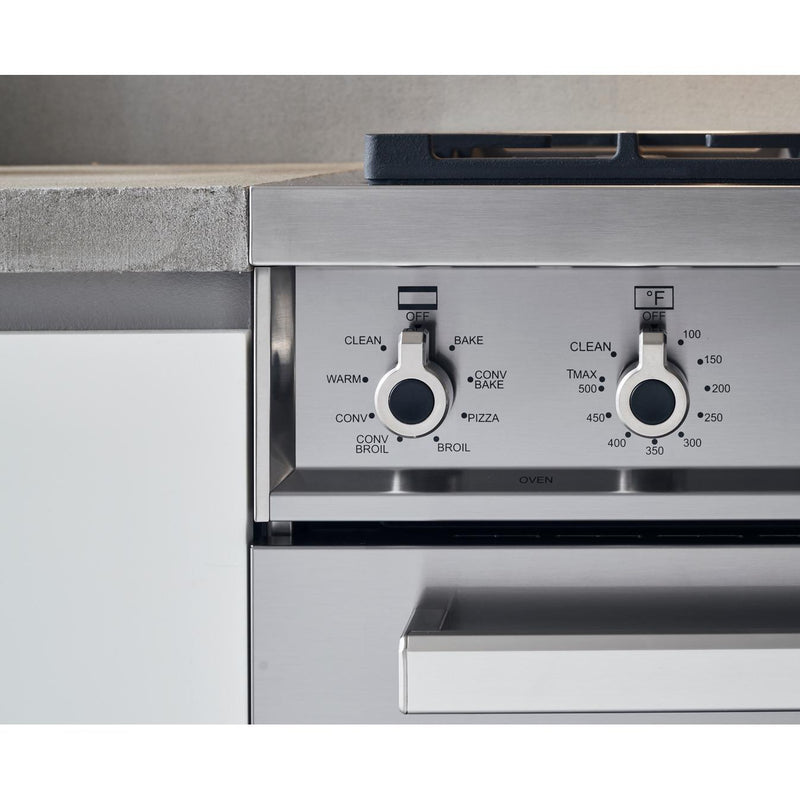 Bertazzoni 30-inch Freestanding Dual Fuel Range with Self-Clean Oven PROF304DFSARTLP IMAGE 5