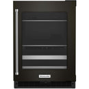 KitchenAid 24-inch, 4.89 cu. ft. Beverage Center with Glass Door KUBR314KBS IMAGE 1