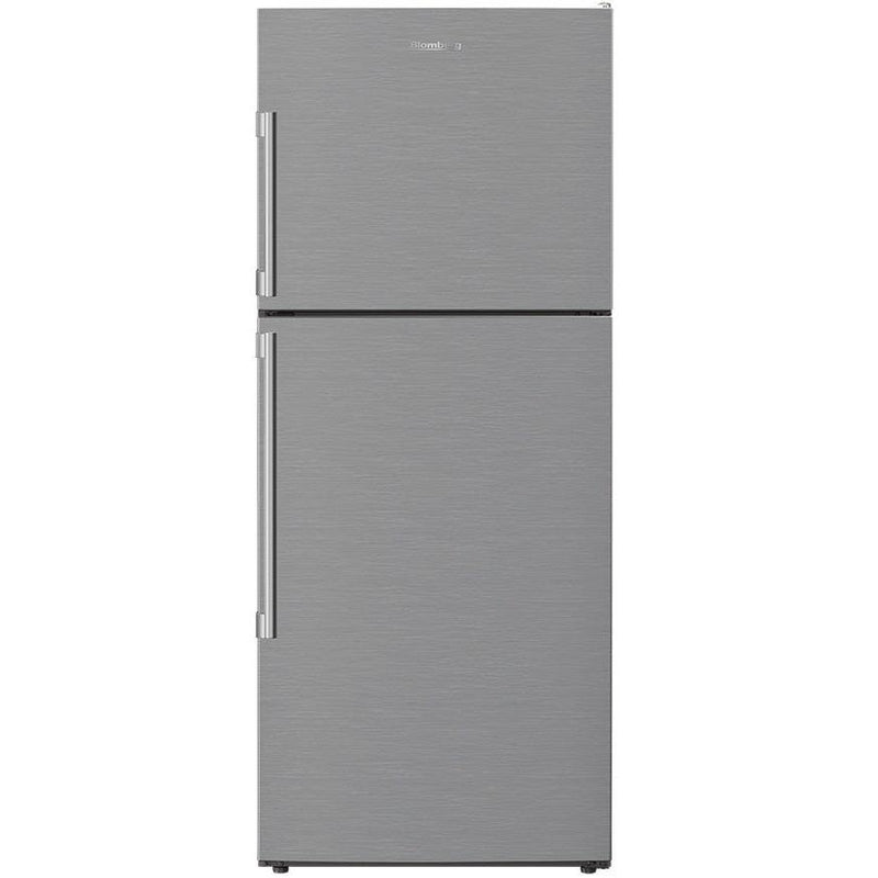 Blomberg 28-inch, 13.53 cu.ft. Freestanding Top Freezer Refrigerator with Ice Maker BRFT1622SS IMAGE 1