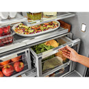  KitchenAid French 3-Door Refrigerator with External Water and Ice Dispensing System KRFF577KPS IMAGE 13