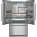  KitchenAid French 3-Door Refrigerator with External Water and Ice Dispensing System KRFF577KPS IMAGE 2