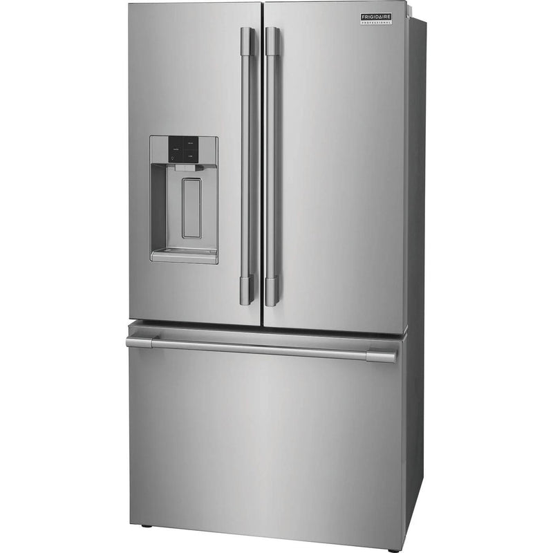 Frigidaire Professional 36-inch, 22.6 cu.ft. Counter-Depth French 3-Door Refrigerator with Water and Ice Dispensing system PRFC2383AF IMAGE 3