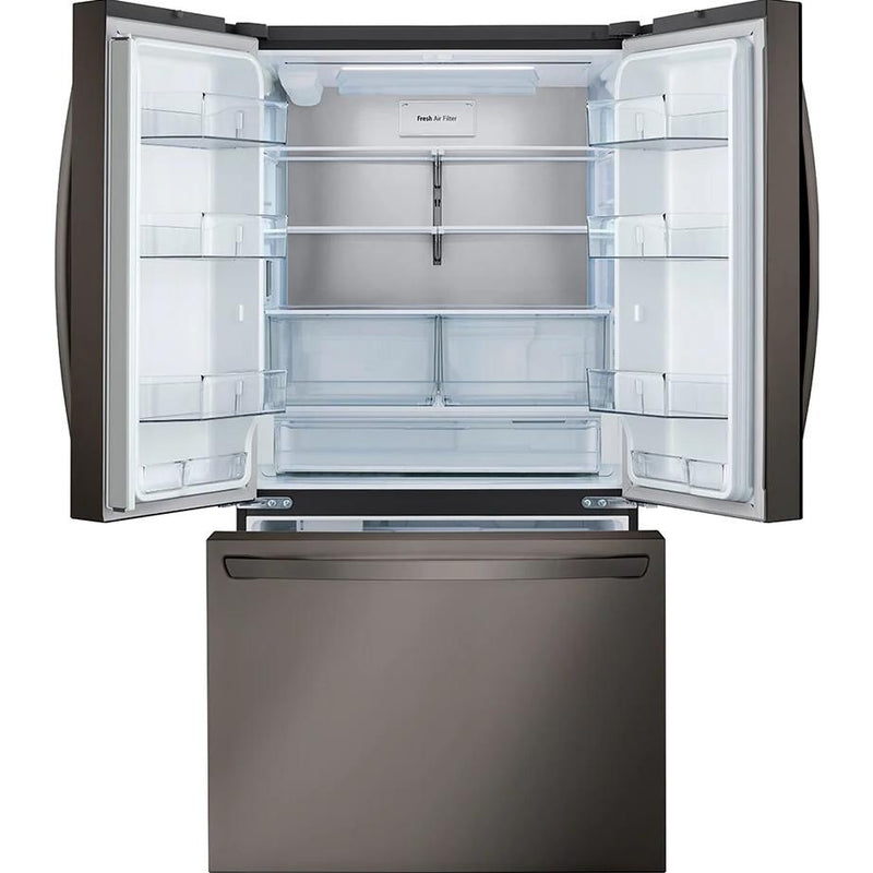  LG 36-inch, 27 cu. ft. Counter-Depth Refrigerator Bottom Freezer Refrigerator LRFLC2706D IMAGE 4