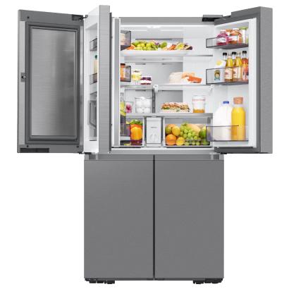Dacor 36-inch, 22.8 cu. ft. Counter-Depth French 4-Door Refrigerator with Reveal™ Doors DRF36C500SR/DA IMAGE 3