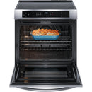  Frigidaire 30-inch Freestanding Induction Range with Convection Technology FCFI308CAS IMAGE 2