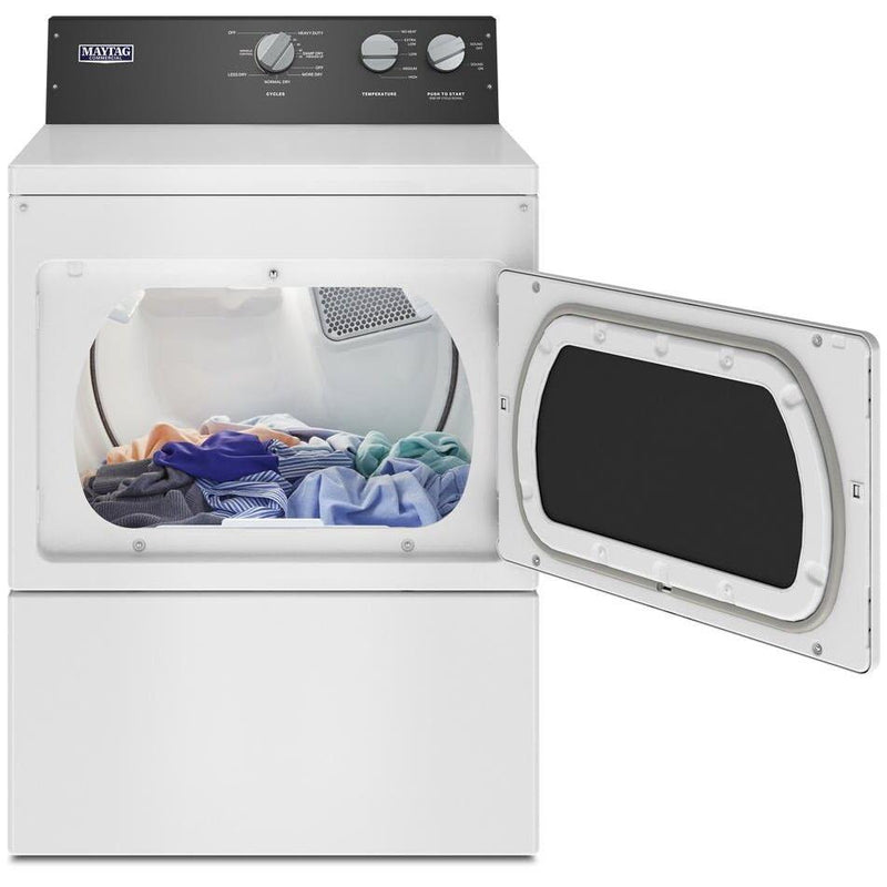 Maytag Commercial Laundry 7.4 cu. ft. Electric Dryer with Intellidry® Sensor MEDP586KW IMAGE 5