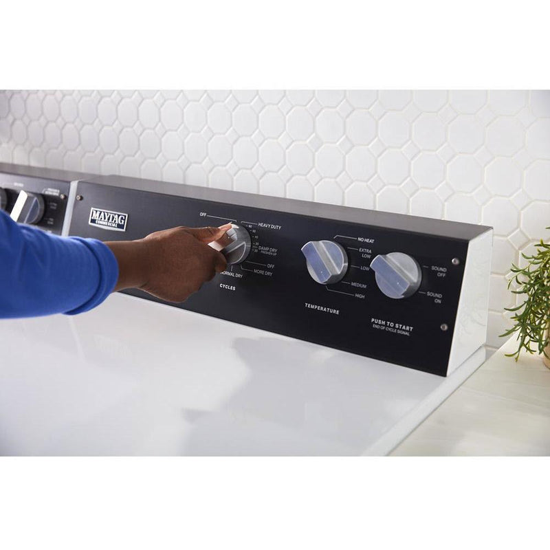Maytag Commercial Laundry 7.4 cu. ft. Electric Dryer with Intellidry® Sensor MEDP586KW IMAGE 9