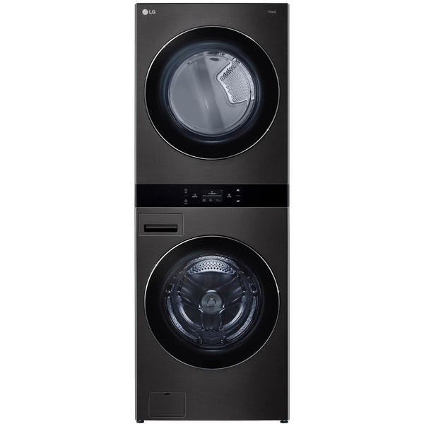 LG Stacked Washer/Dryer Electric Laundry Center with TurboWash™ 360 Technology WKEX300HBA IMAGE 1