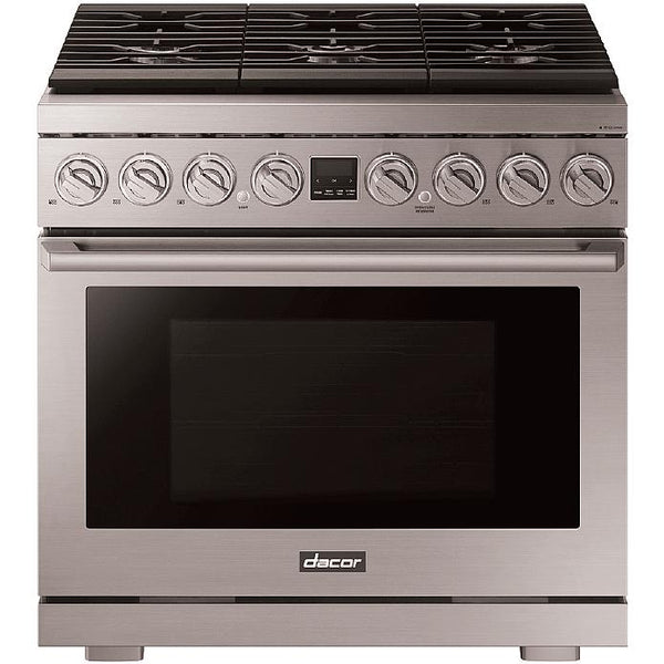 Dacor 36-inch Freestanding Dual-Fuel Range with Perma-Flame™ DOP36T86DLS/DA IMAGE 1