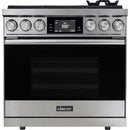 Dacor 36-inch Freestanding Dual Fuel Range with LCD touchscreen DOP36C86DLS/DA IMAGE 1