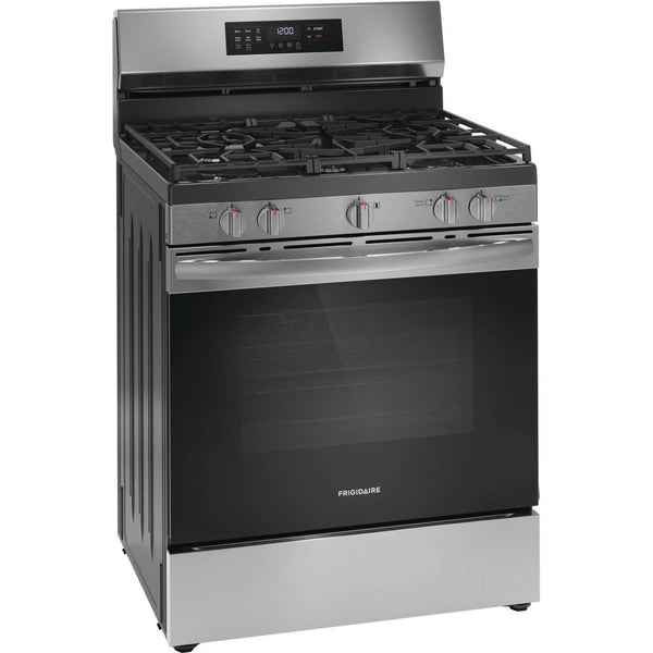 Frigidaire 30-inch Gas Range with Air Fry FCRG3083AS IMAGE 1