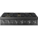 Dacor 36-inch Gas Rangetop with SmartThings Wi-Fi Connectivity DTT36T960GM/DA IMAGE 2