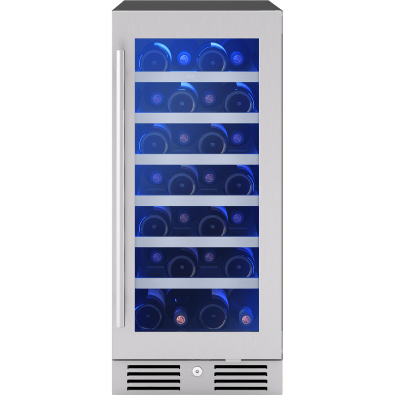 Zephyr 27-Bottle Wine Cooler with Door Lock PRW15C01CG IMAGE 1