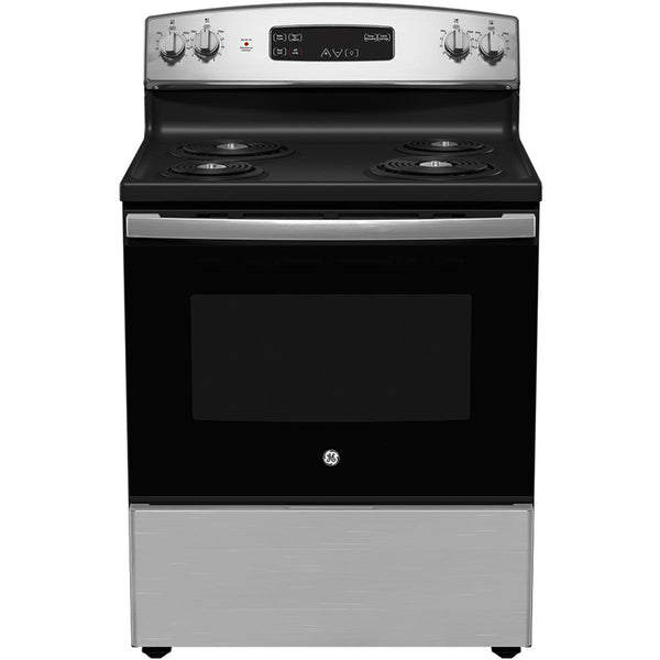 GE 30-inch Freestanding Electric Range JCBS350SVSS IMAGE 1