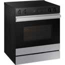  Samsung 6.3 cu. ft. Bespoke Smart Slide-In Electric Range NSE6DG8500SR/AC IMAGE 2