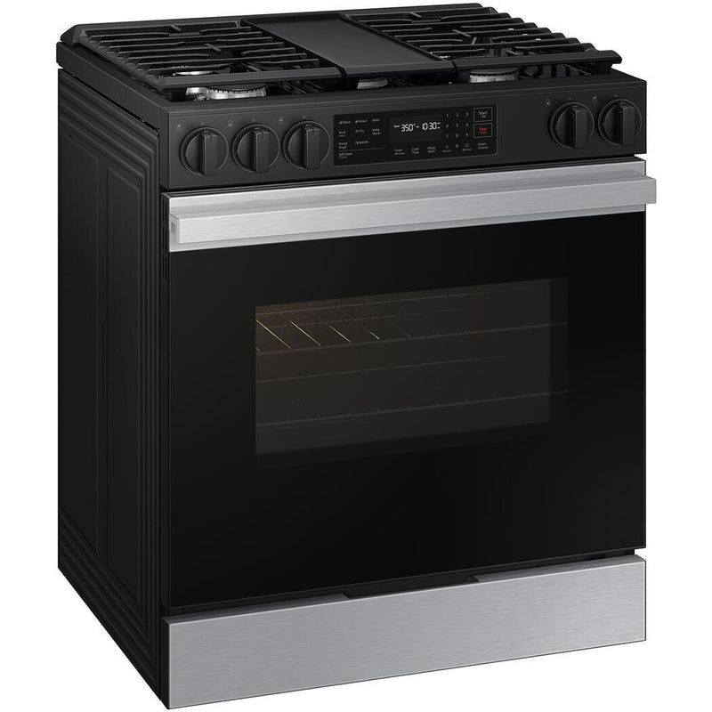 Samsung 6.0 cu. ft. Bespoke Smart Slide-In Gas Range NSG6DG8300SR/AA IMAGE 10